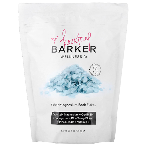 Barker Wellness Co, Calm, хлопья для ванны с магнием, 750 г (26,5 унции)