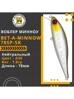 Воблер Pontoon21 Bet-A-Minnow 78SP-SR 78мм 7.8 гр. 0.3-0.5 м