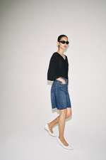 ДЖИНСОВЫЕ ШОРТЫ RELAXED СО СРЕДНЕЙ ПОСАДКОЙ — ZW COLLECTION — ZARA