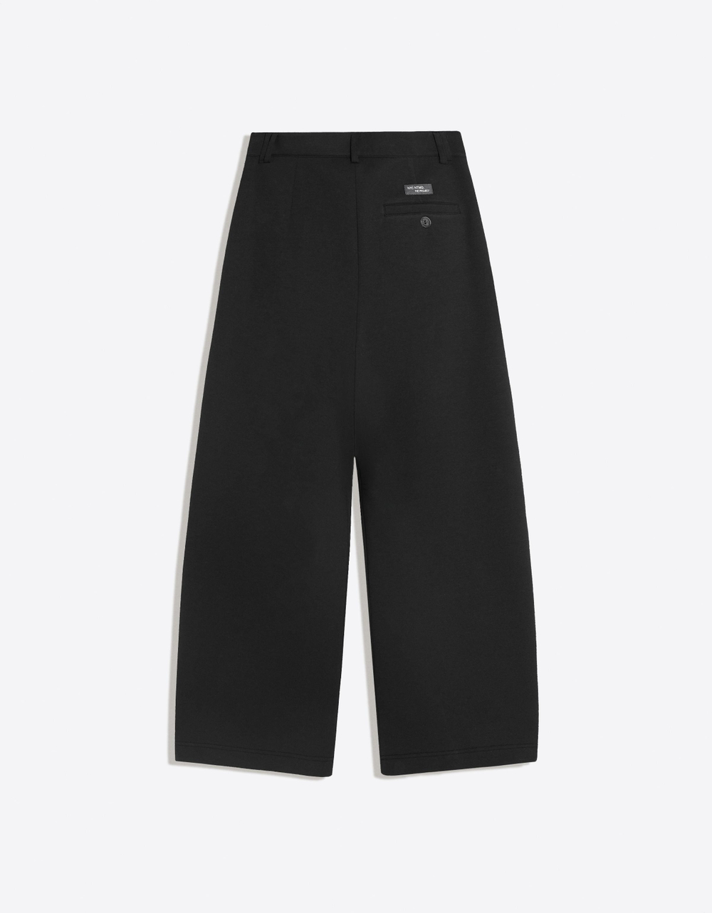 Женские брюки с защипами из ткани scuba - BERSHKA