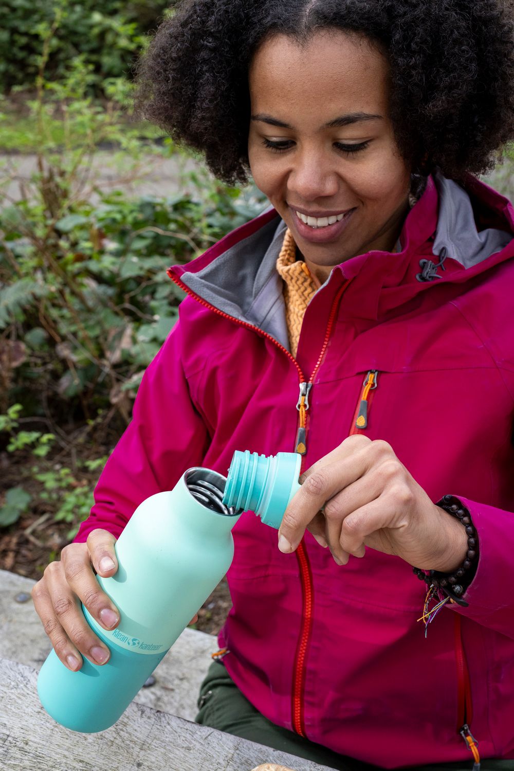 Термобутылка Klean Kanteen Rise Vac Classic Arch Loop 20oz (592 мл) Cabbage