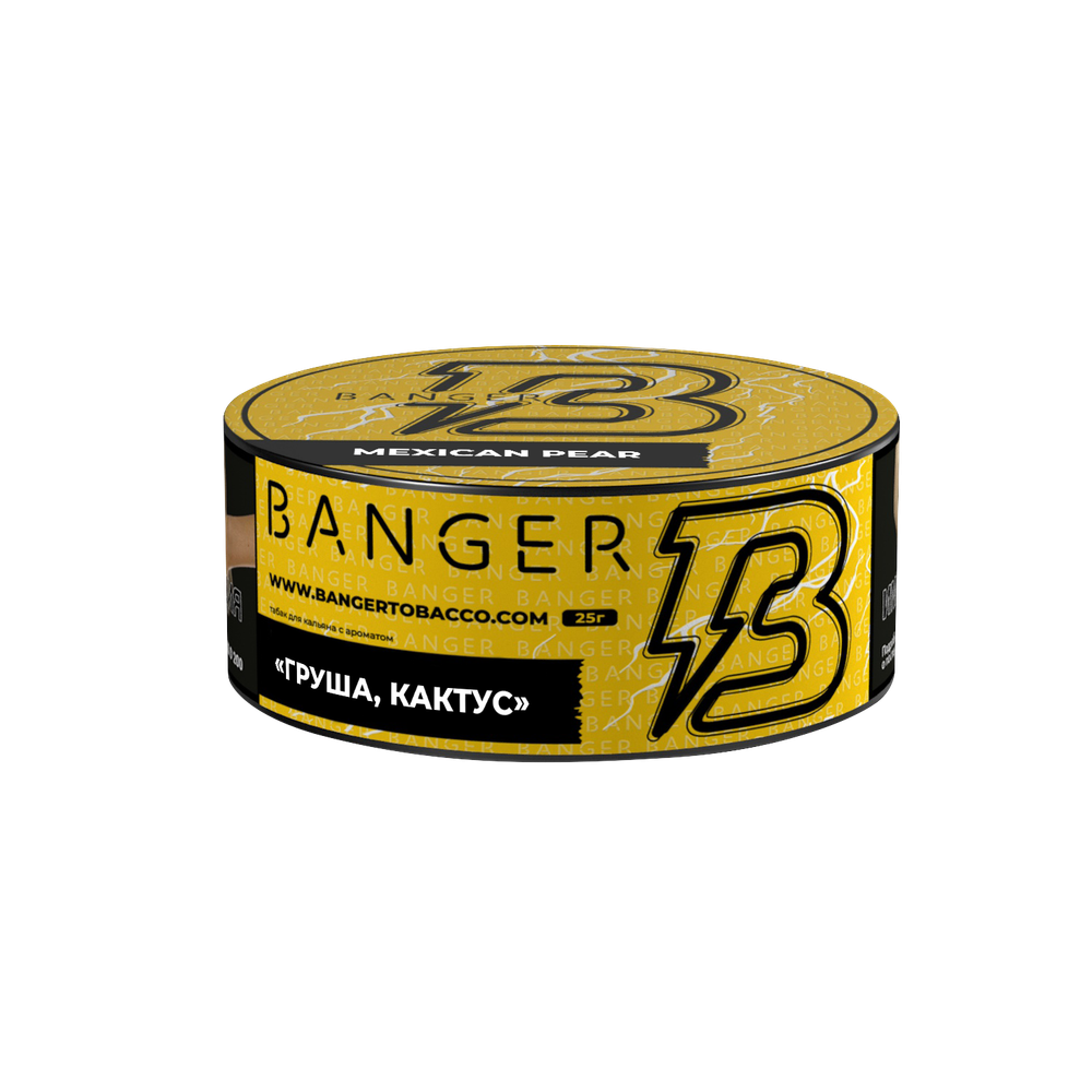 М. Табак для кальяна Banger Мексикан Пир (Груша, кактус) 25 г