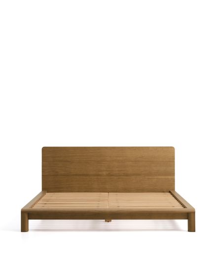 Кровать Arelida La Forma из дуба со светло-коричневой отделкой 180 x 200 см