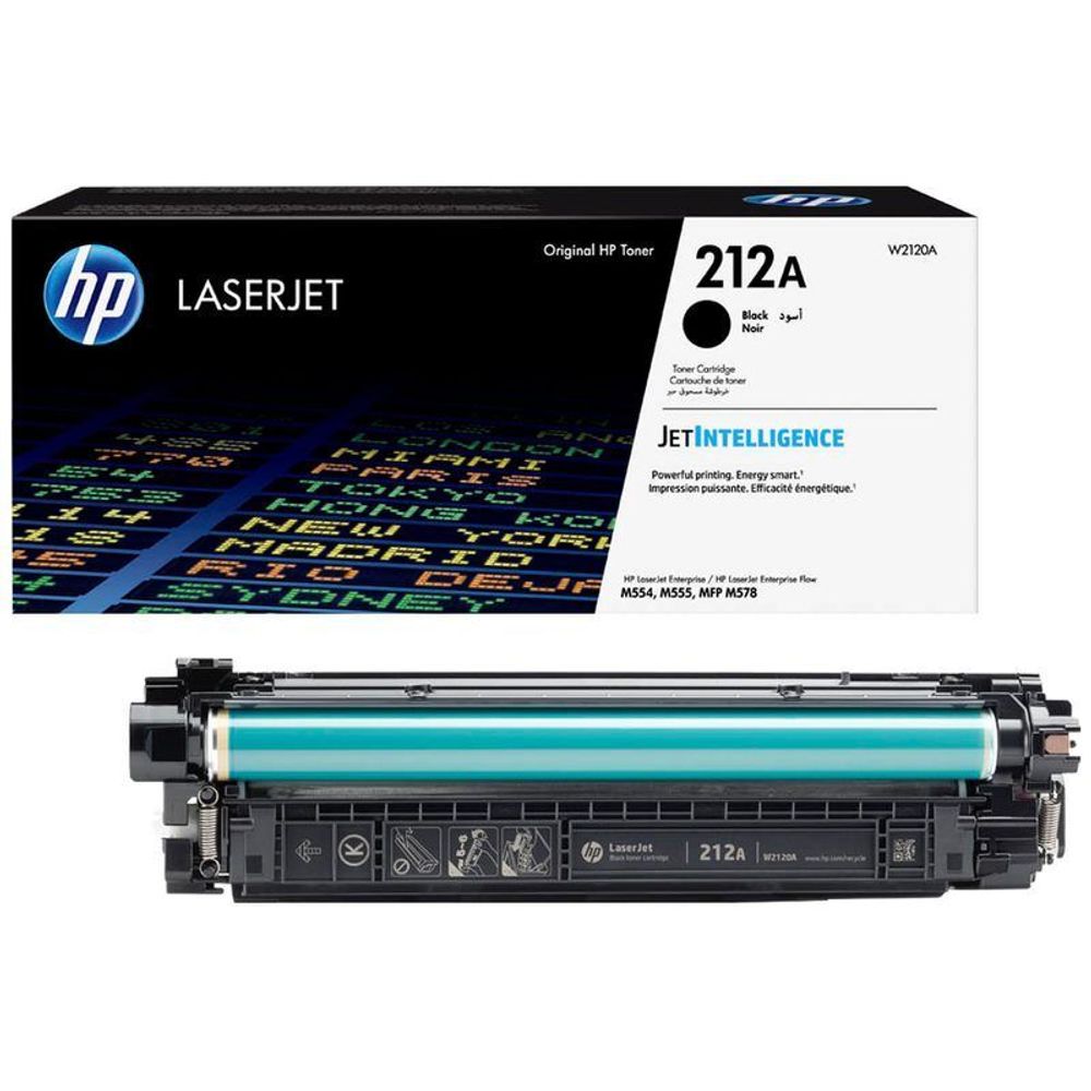 Картридж HP 212A (W2120A) для LaserJet Enterprise M554/M555/M578 черный (5.5K)