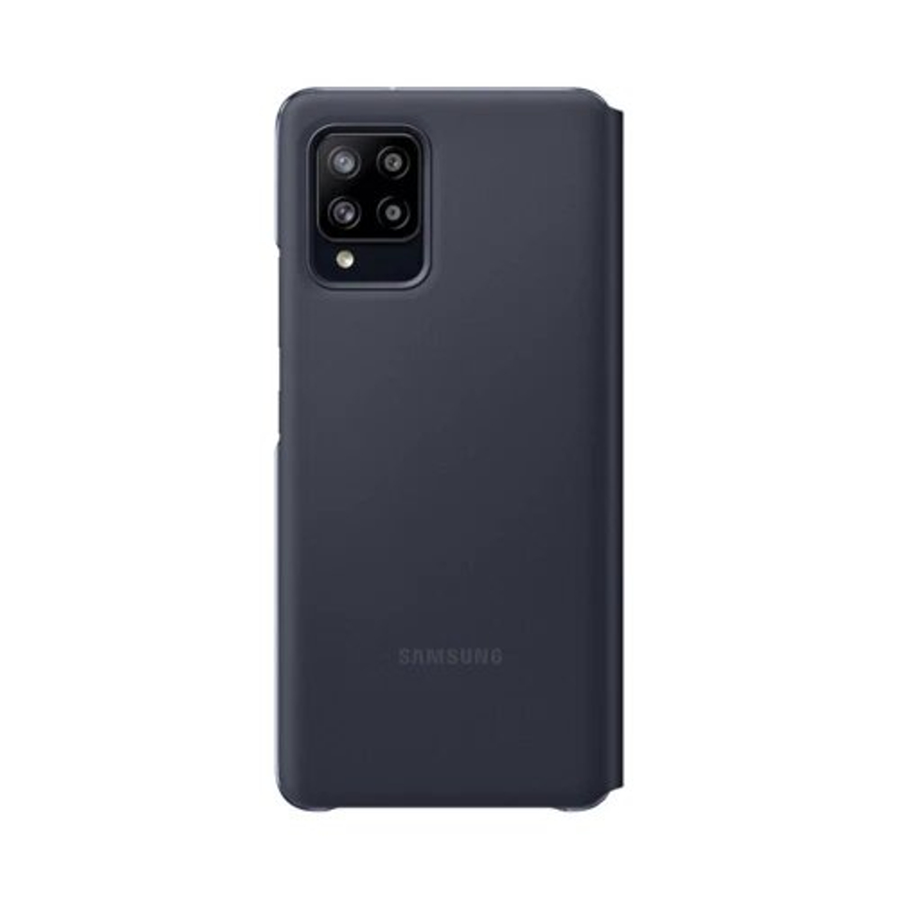Силиконовый чехол S View Wallet Cover Black для Samsung  Galaxy A42 5G