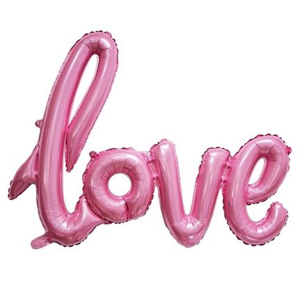 Шар Фигура "LOVE Pink"