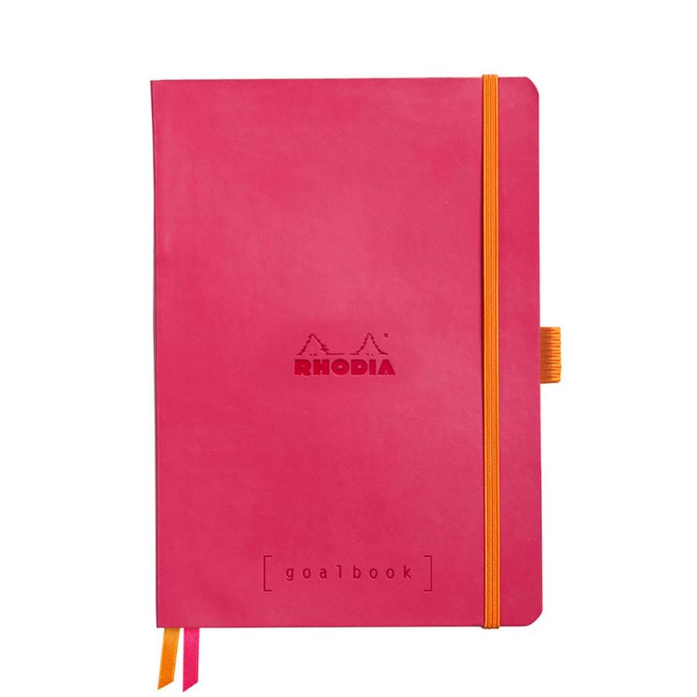 Записная книжка Rhodiarama Goalbook в мягкой обложке A5 точка 90 гр Raspberry (117581C)