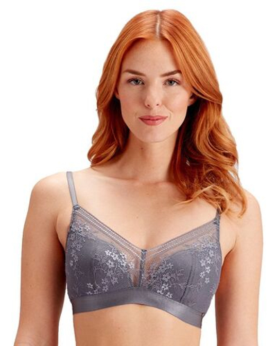 Бюстгальтер с мягкой чашкой Botanical Lace (Размер: 32C) (Цвет: серый)