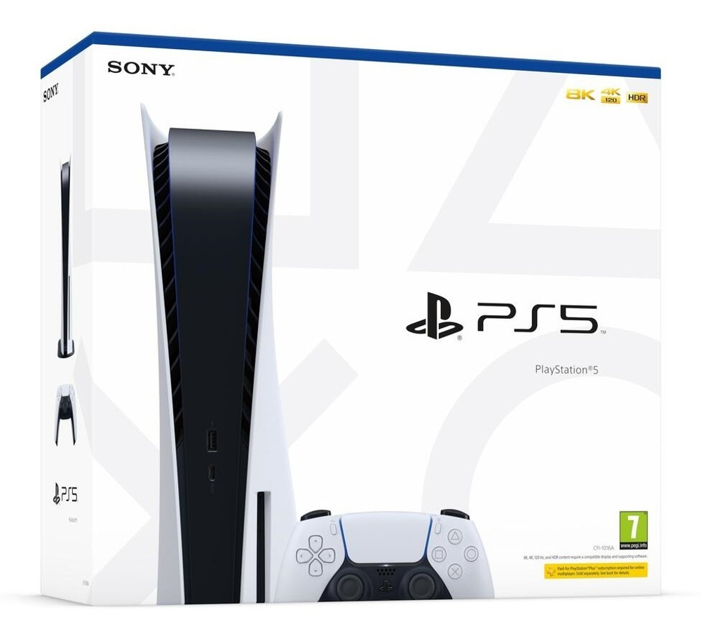 Игровая консоль Sony PlayStation 5 Blu-ray Edition (White, CFI-1216A) б/у + гарантия 1 месяц