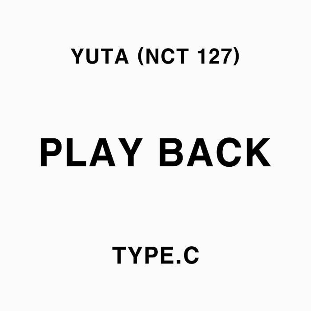 Альбом YUTA (NCT 127) - PLAY BACK TYPE C