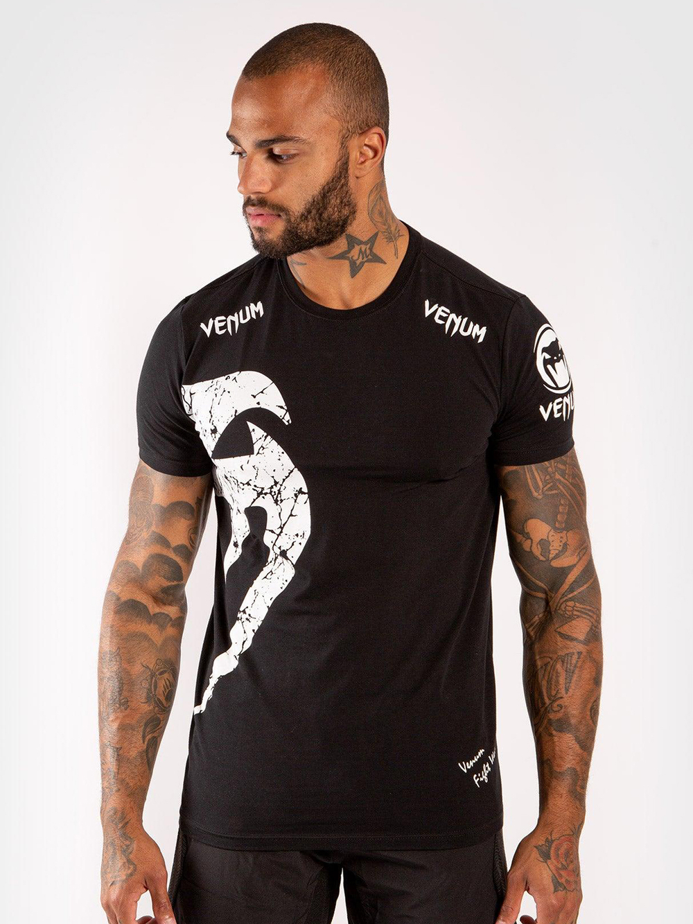Перчатки ММА Venum Midnight Fury Black/Grey/Silver