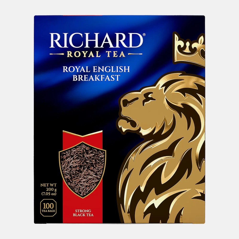 Чай черный Richard Royal English Breakfast 100пак 200г