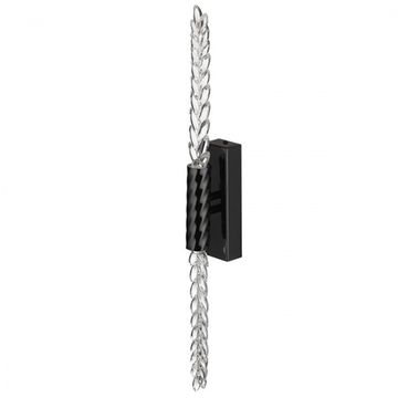 Настенный светильник LED 2*2.5W 3000K 5459/5WL чёрный глянцевый/прозрачный Kolos Odeon Light Exclusive