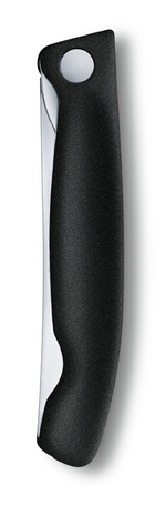 Нож для овощей SwissClassic чёрный складной 11 см VICTORINOX 6.7803.FB