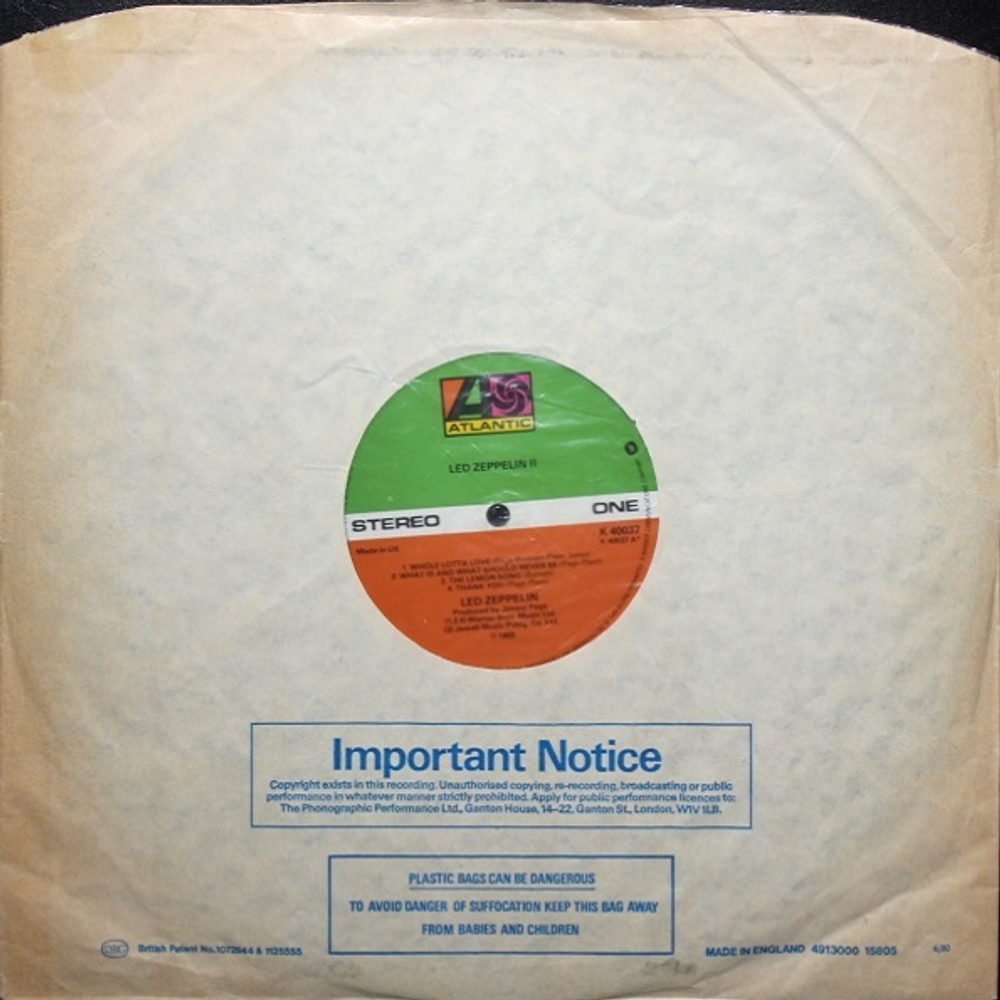 Led Zeppelin / Led Zeppelin II (LP)