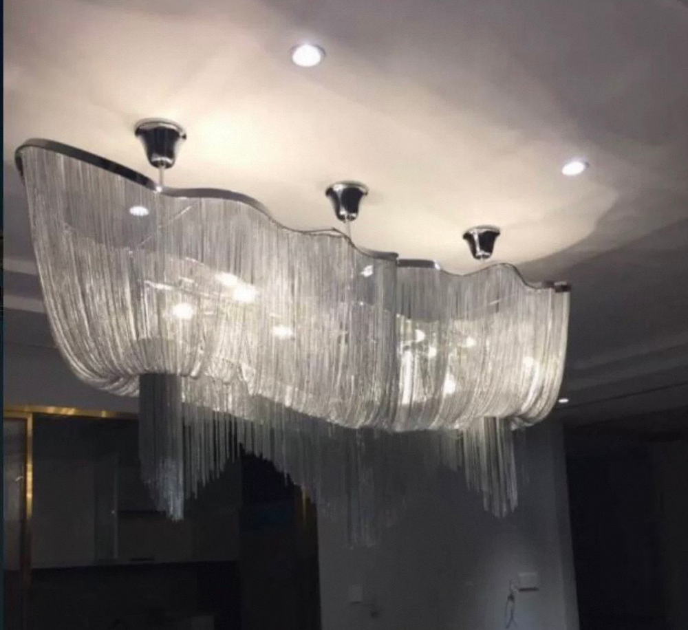 Pendant design lamp Atlantis by Terzani (Silver)