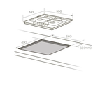 Поверхность варочная газ. Midea MG7560TGW
