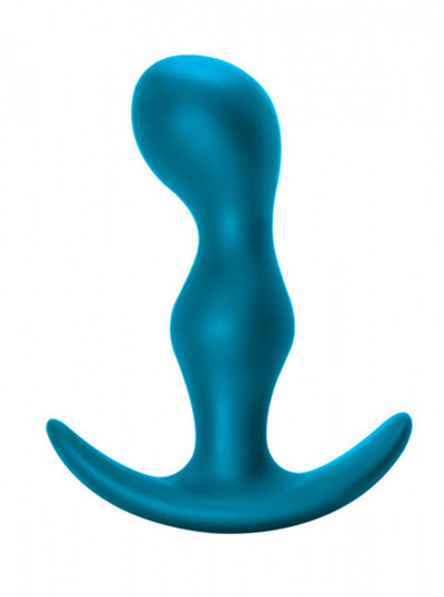 Анальная пробка Spice it up Classy Dark Aquamarine (Цвет: Синий)