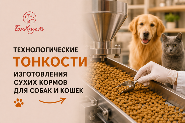 ТЕХНОЛОГИЧЕСКИЕ ТОНКОСТИ ИЗГОТОВЛЕНИЯ СУХИХ КОРМОВ ДЛЯ СОБАК И КОШЕК 🐕🐈 ТЕХНОЛОГИЧЕСКИЕ ТОНКОСТИ ИЗГОТОВЛЕНИЯ СУХИХ КОРМОВ ДЛЯ СОБАК И КОШЕК 🐕🐈
