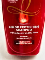 Loreal Paris Шампунь мини формат Elvital Color Vive для окрашенных и мелированных волос с экстрактом красного пиона, УФ-фильтр, 90 мл (Франция)