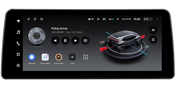 Магнитола для BMW с системой CIC - Teyes LUX ONE (Только) монитор 12.3" на Android 10, Быстрая, CarPlay, 4G SIM-слот