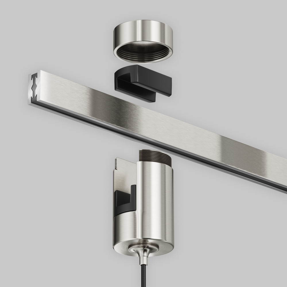 Магнитный трековый светильник Maytoni FLARITY Focus Led TR155-1-5W4K-PT
