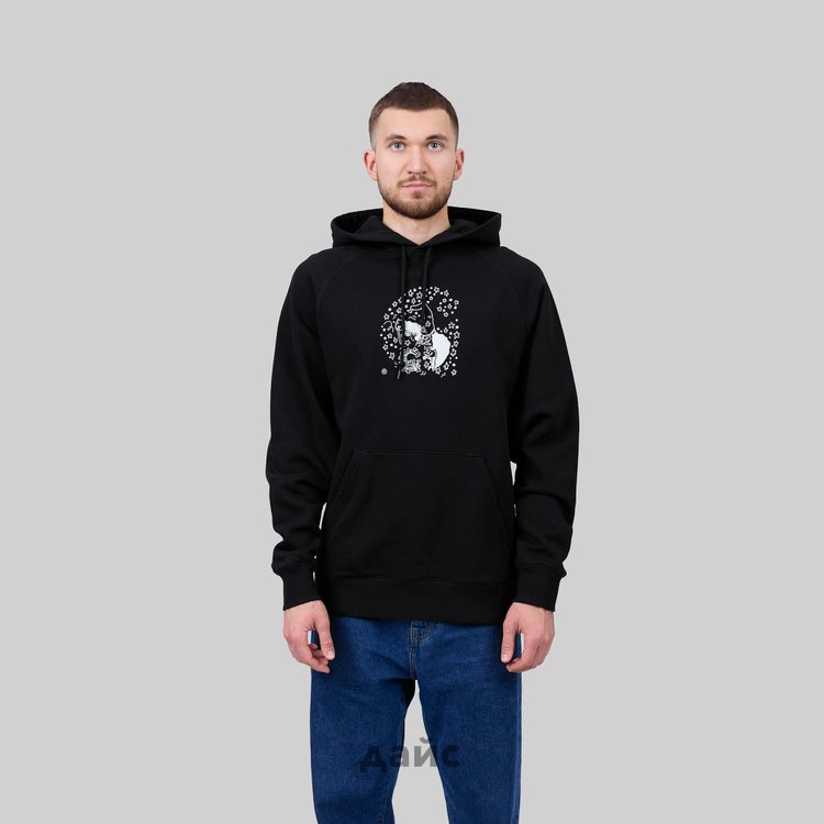 Толстовка мужская Carhartt WIP Hocus Pocus Hooded артикул:I032930_black - купить в магазине Дайс