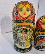 Матрешка 18см "Морозко" 5 мест