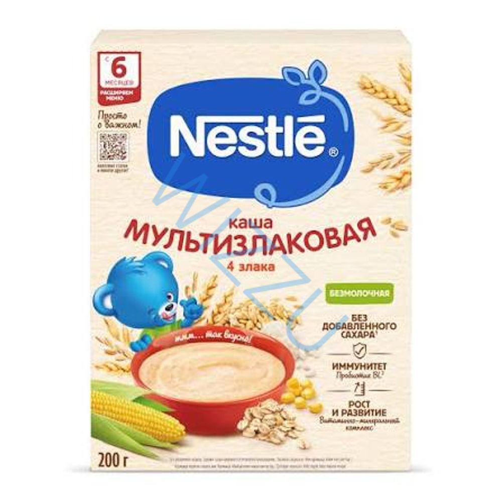 Каша мультизлаковая Nestle безмолочная 190гр
