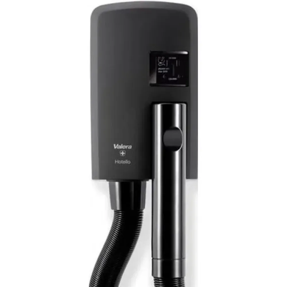 Настенный фен Valera Hotello Shaver Matt Black - 1200Вт (832.01/RT) - 3