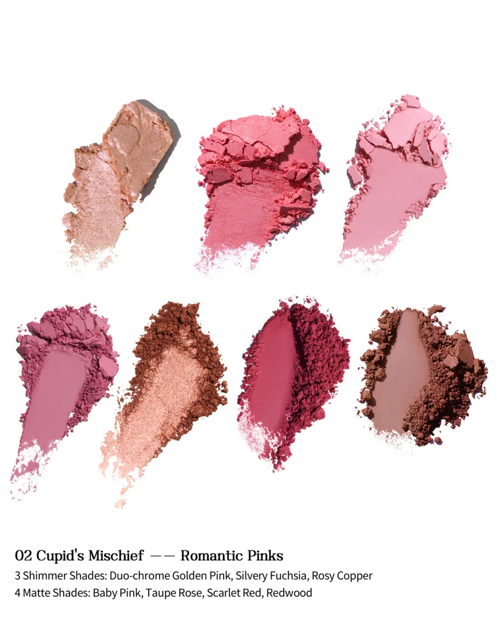 Палетка для лица Flower Knows Strawberry Cupid Makeup Palette - S02 Cupids Mischief