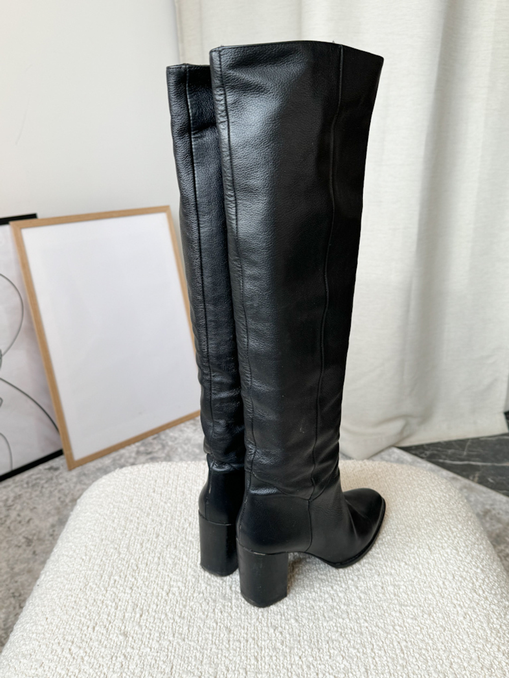 Кожаные сапоги Massimo Dutti, 38