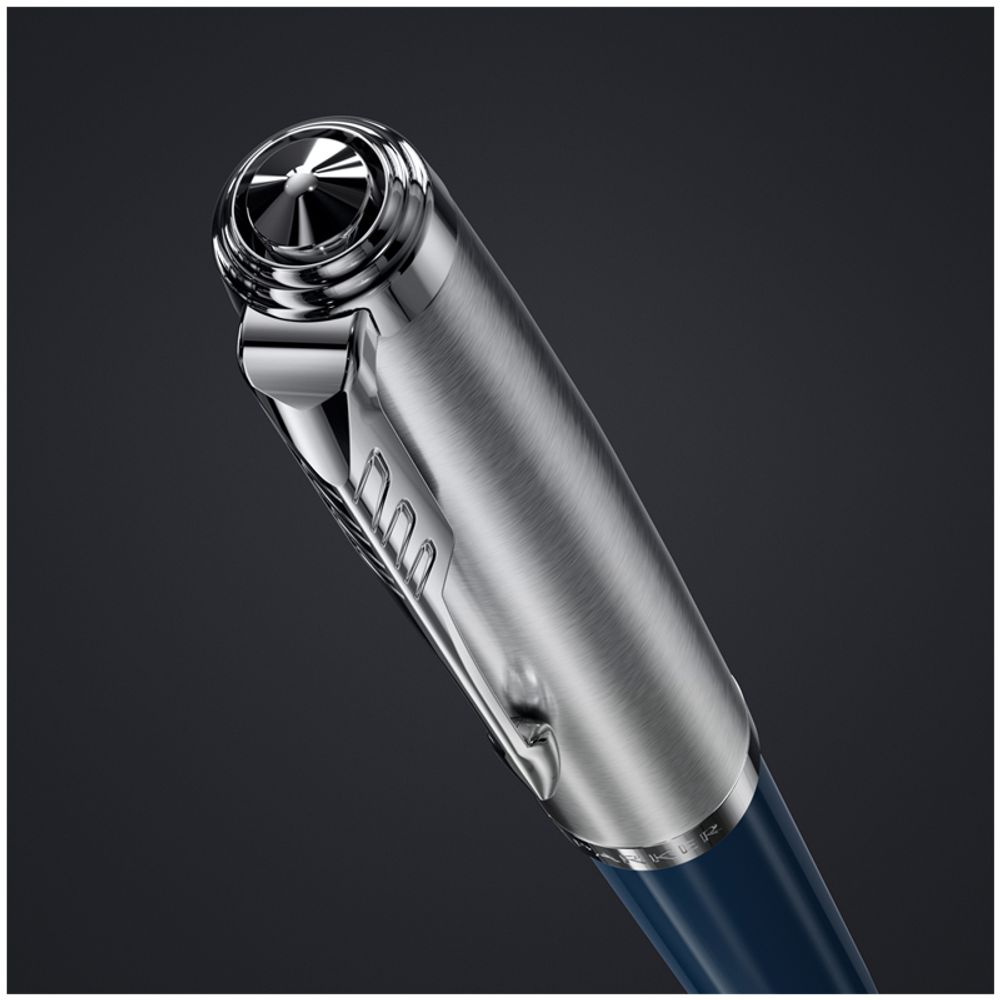 Ручка шариковая Parker "51 Midnight Blue CT" черная, 1,0мм, поворот., подарочная упаковка
