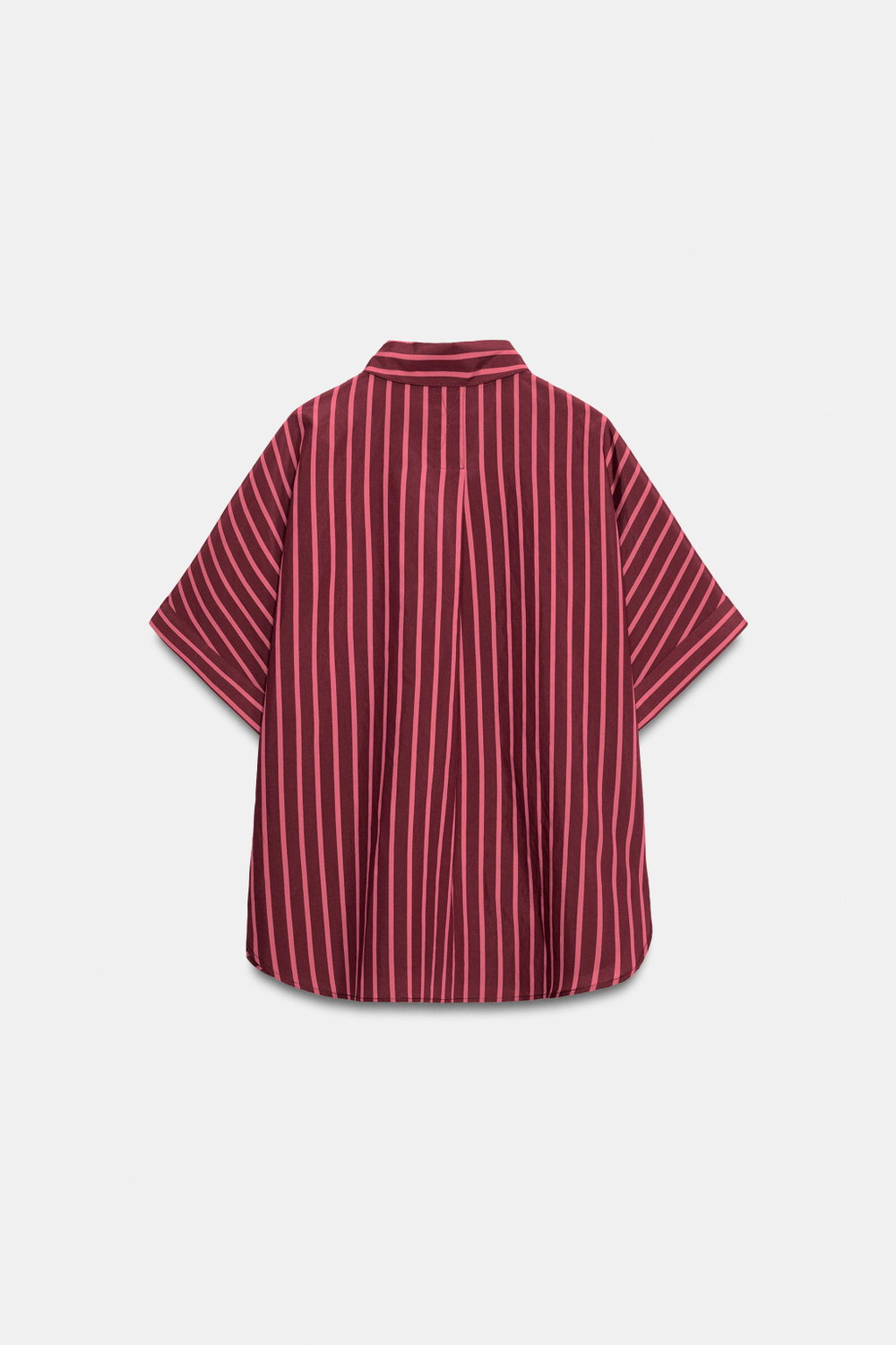 РУБАШКА В ПОЛОСКУ С КОРОТКИМИ РУКАВАМИ — ZARA