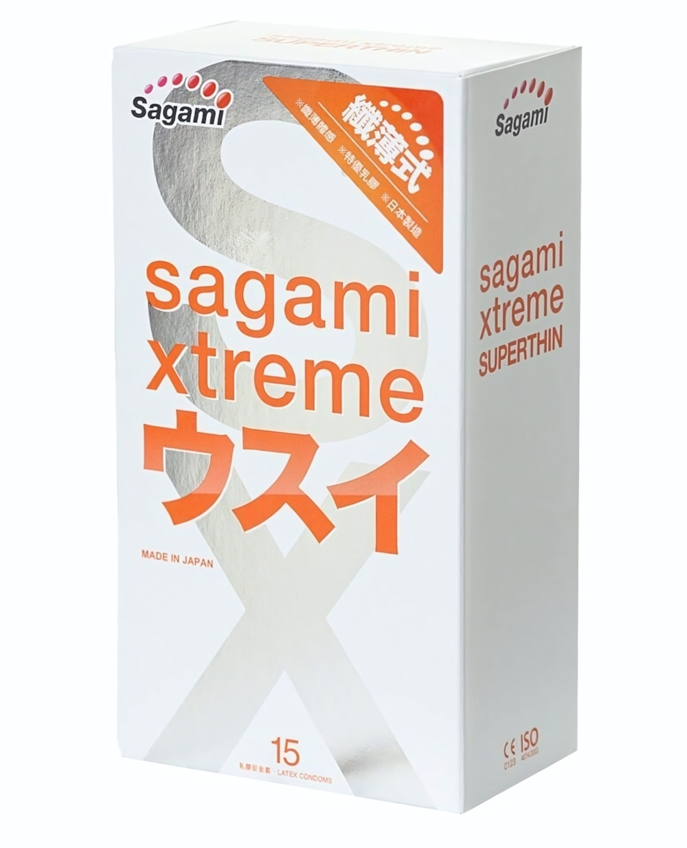 Ультратонкие презервативы Sagami Xtreme Superthin - 15 шт. (Цвет: прозрачный)