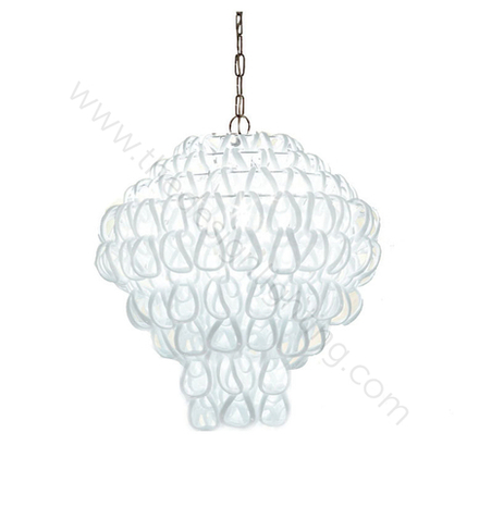 Pendant design lamp Giogali SP 80 A by Vistosi (White)