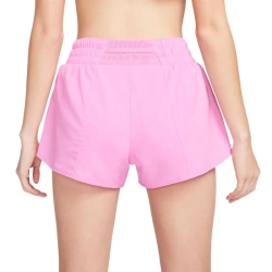 Женские теннисные шорты Nike Dri-Fit One 3in - playful pink/reflective silver