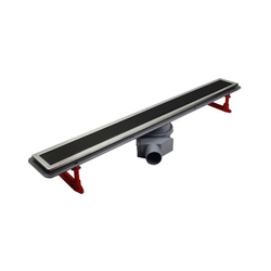 Душевой лоток Pestan Confluo Premium Black Glass Line 450