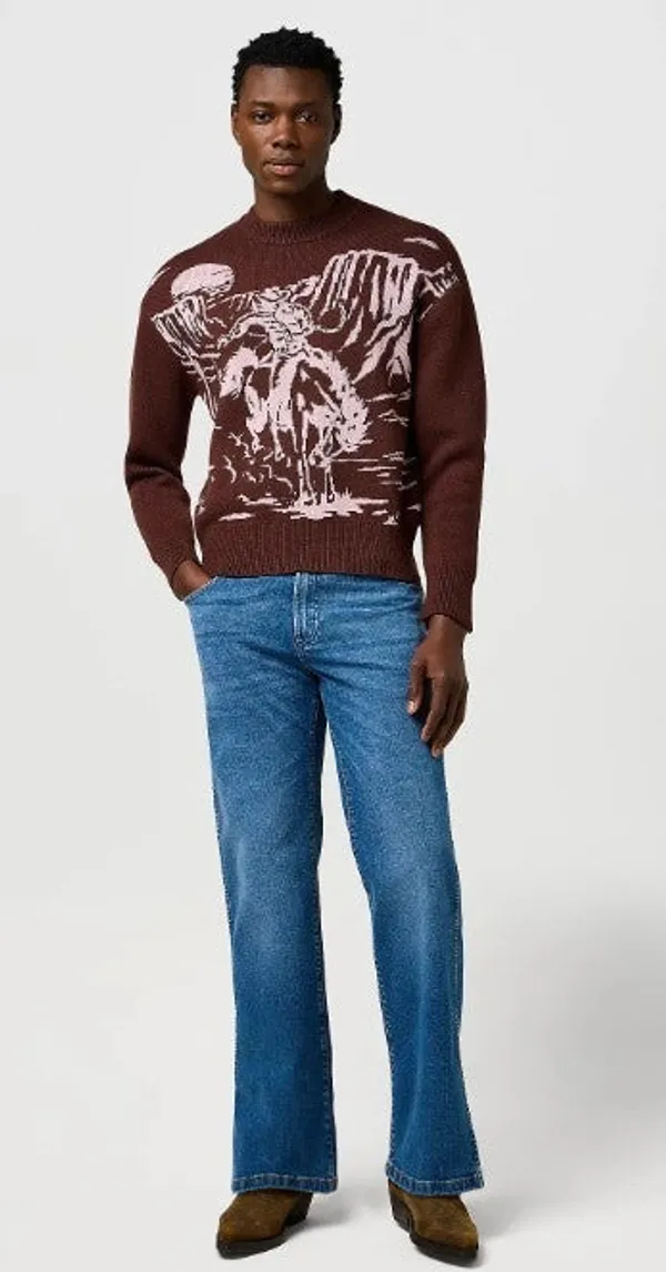 Джинсы мужские WRANGLER LOOSE BOOT SKY BREEZE