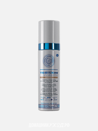 Тонирующий успокаивающий крем с SPF 50+ UV-Sooth Teintee SPF 50, Tebiskin, 50 мл