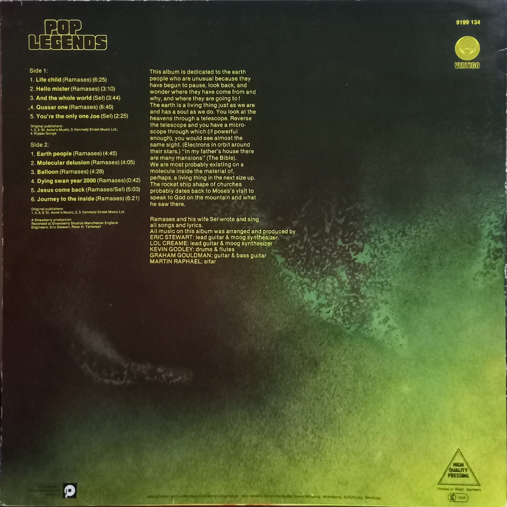 Ramases / Space Hymns (LP)