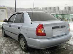 Арка левая Hyundai Accent 1999-2012 седан (Polcar)