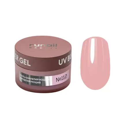 Runail Expert Гель моделирующий UV BUILDER GEL №112 нежно коралловый румянец, 15г банка