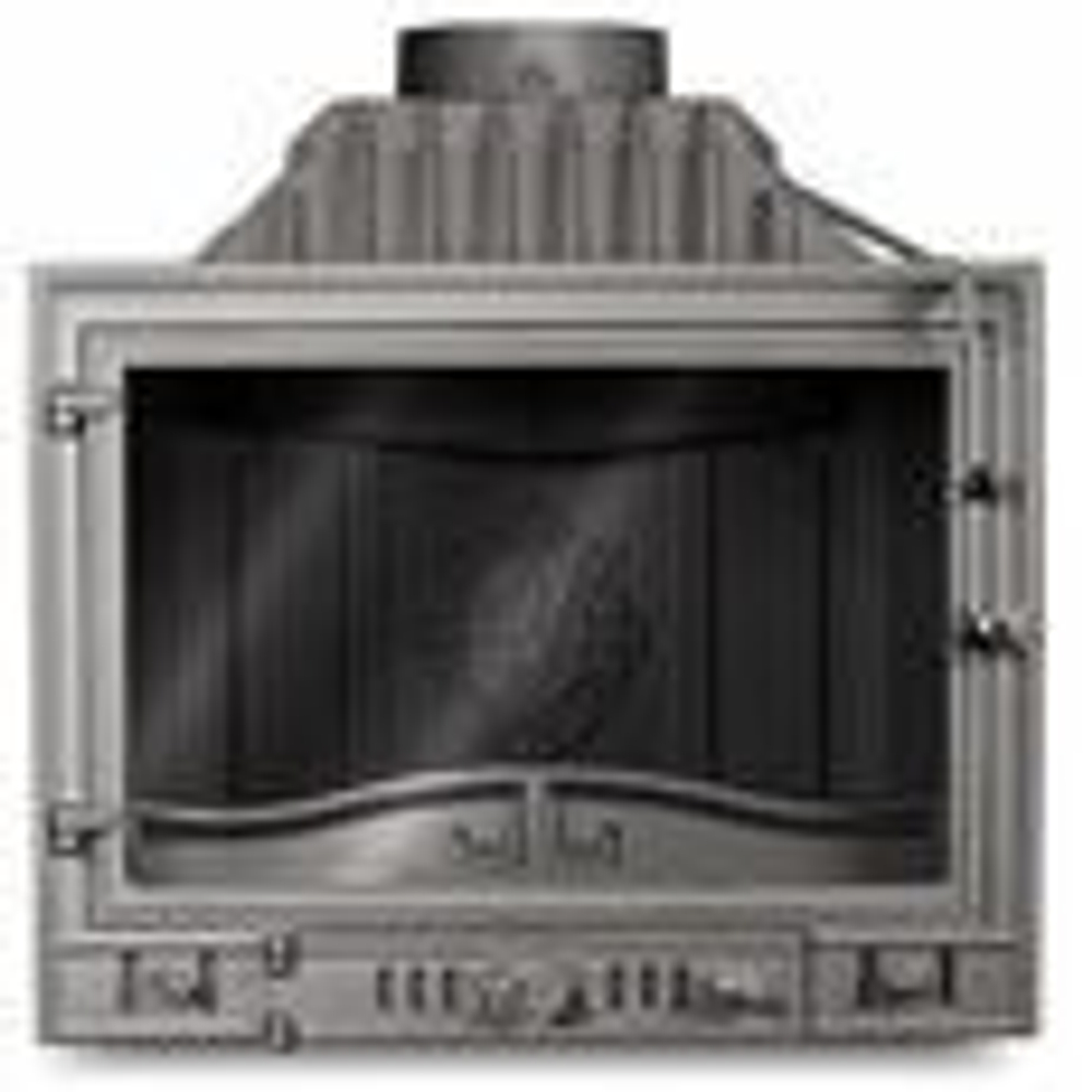 Каминная топка Kaw-met W4 LB (2 стекла левое) чугунная