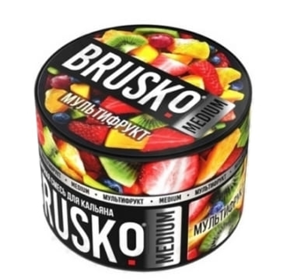 BRUSKO 50гр. Мультифрукт, Medium (М)