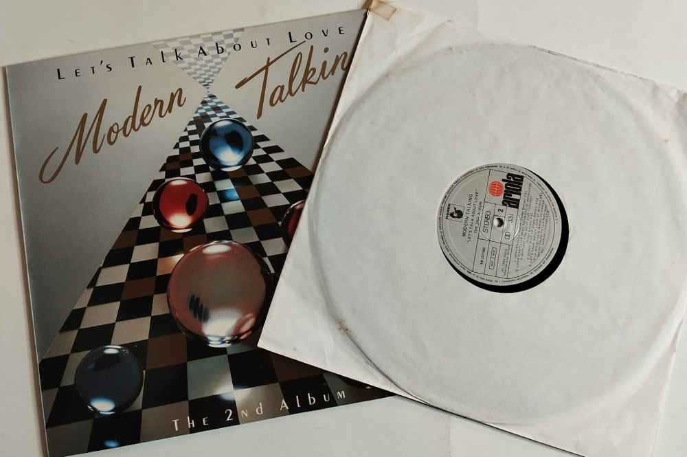 Винтажная виниловая пластинка LP Modern Talking Lets Talk About Love The 2nd Album (Spain 1985)