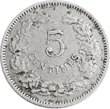 5 сантимов 1901 Люксембург