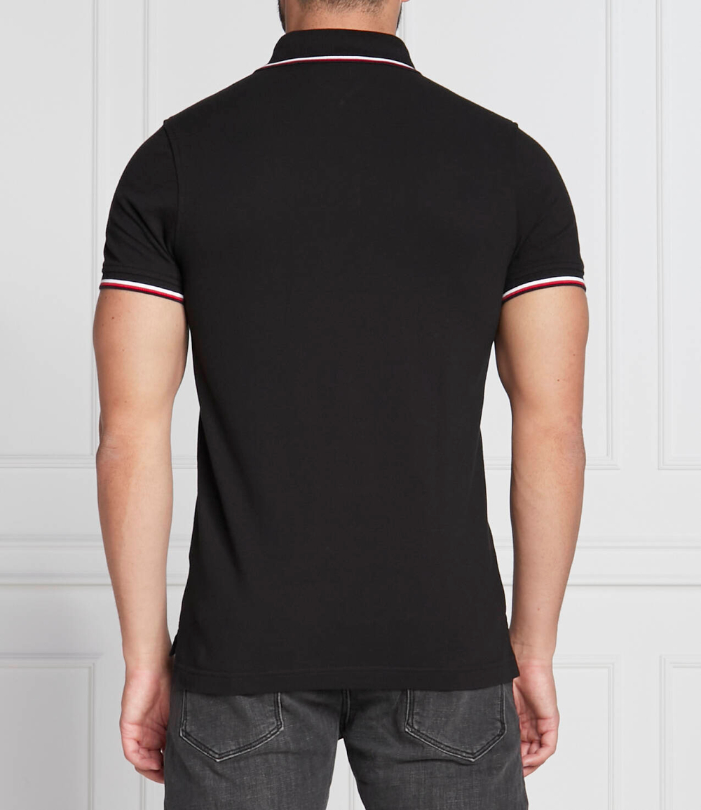 поло tipped Tommy Hilfiger - черный(MW0MW13080)