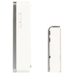 Звонок дверной Intro MP103S беспроводной LED подсветка IP44 150 м серебряный 38 мелодий | Intro