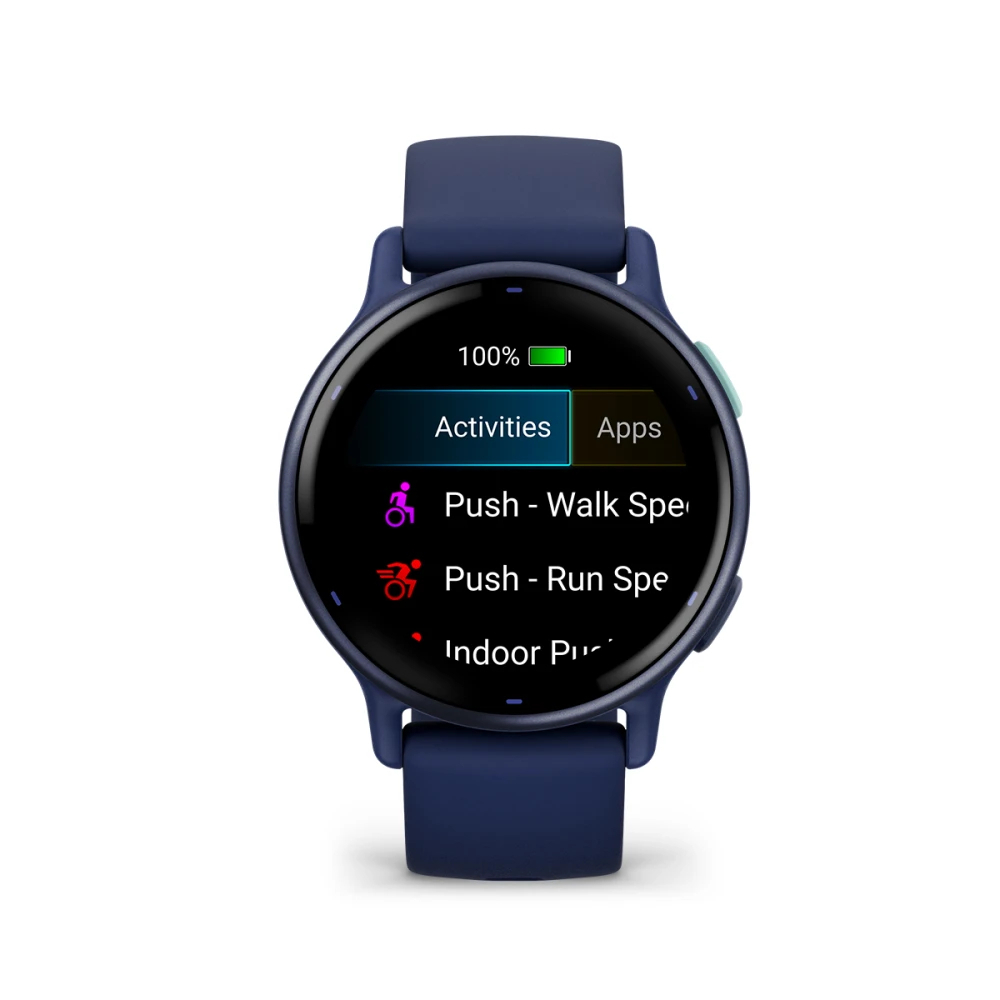 Часы Garmin Vivoactive 5 Metallic Navy cиний, 010-02862-12